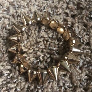 Rue 21 gold spiked bracelet